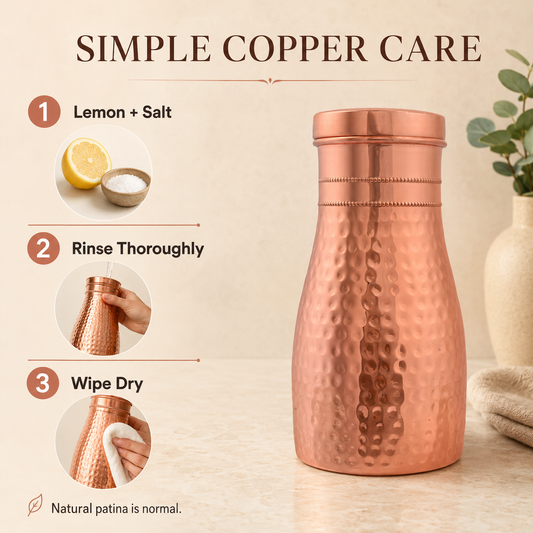 How to Season and Care for Your Copper Bottle