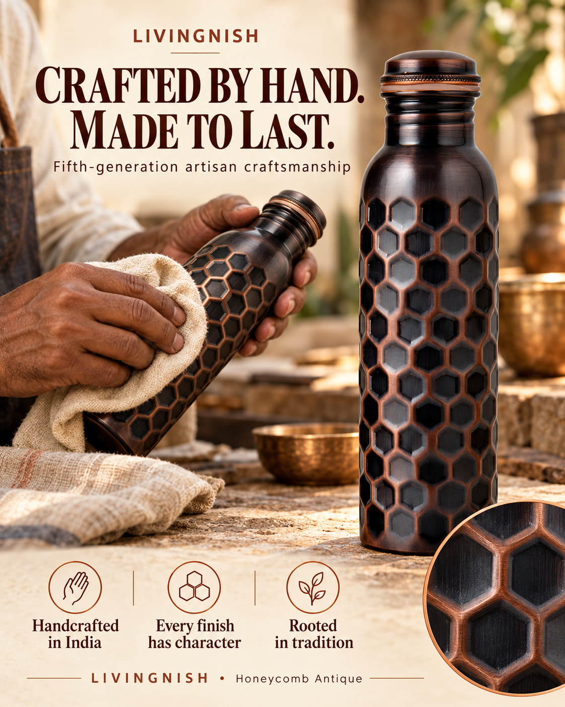 Antique Honeycomb