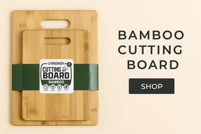 Livingnish Bamboo Cutting Board