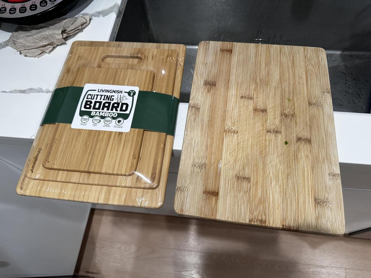 Livingnish Bamboo Cutting Board