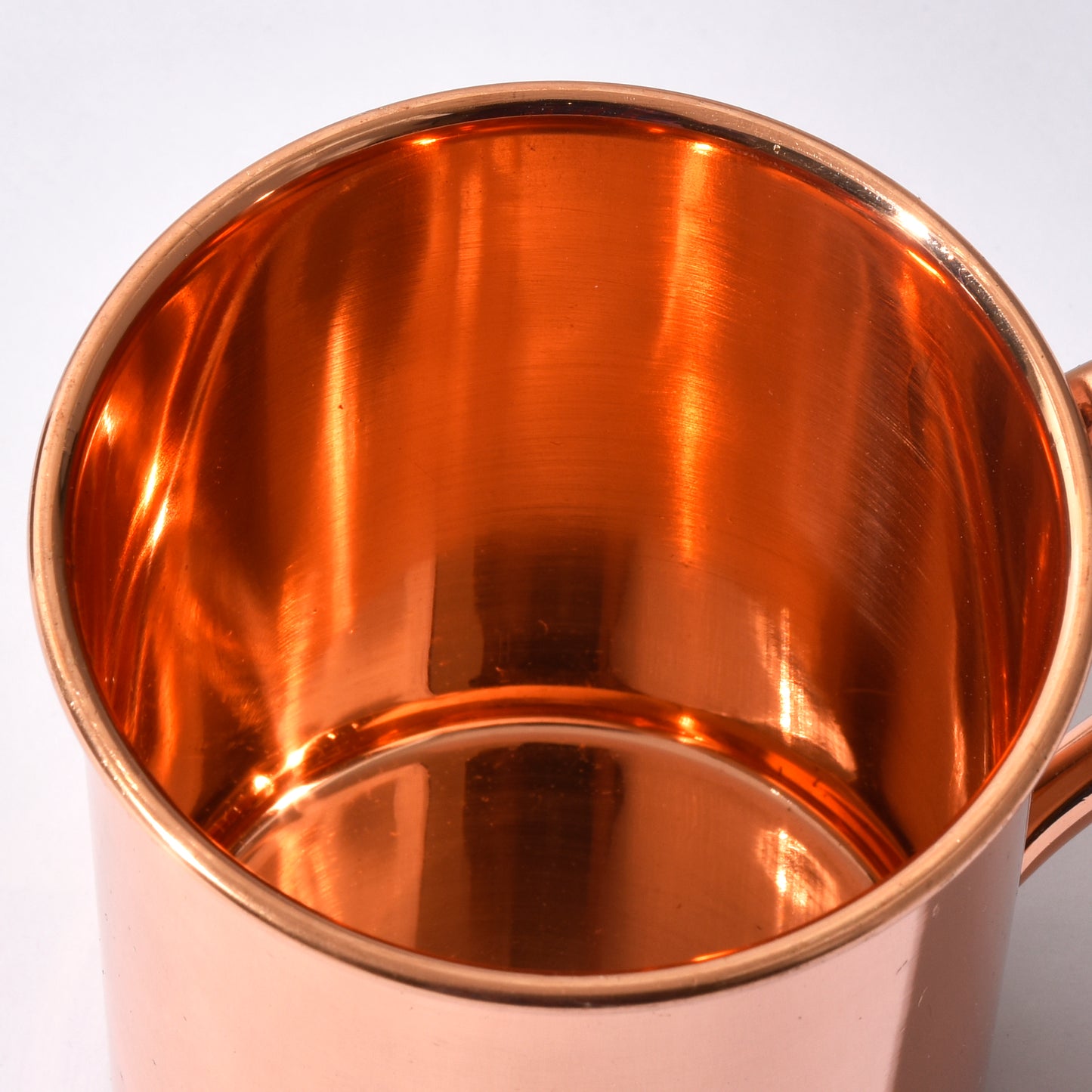100% Pure Copper Mug 2 pcs Set– 16 oz | Handcrafted, Heavy Gauge| Moscow Mule Cup, Ayurvedic Benefits